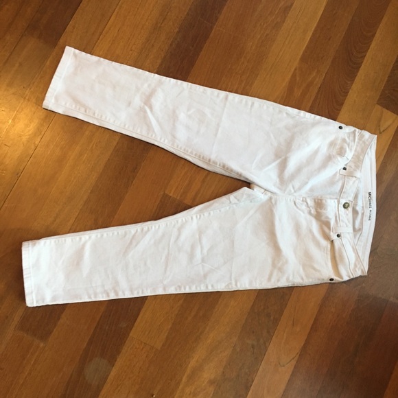 Michael Kors Light Wash Cropped Jean - Picture 2 of 6